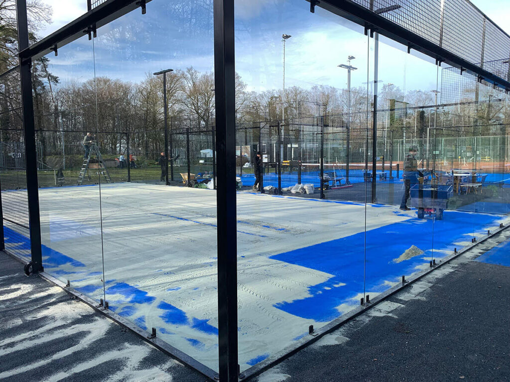 Padelbaan 4 is bijna klaar!